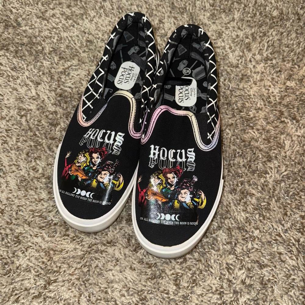 Disney Black and White Hocus Pocus Sneakers